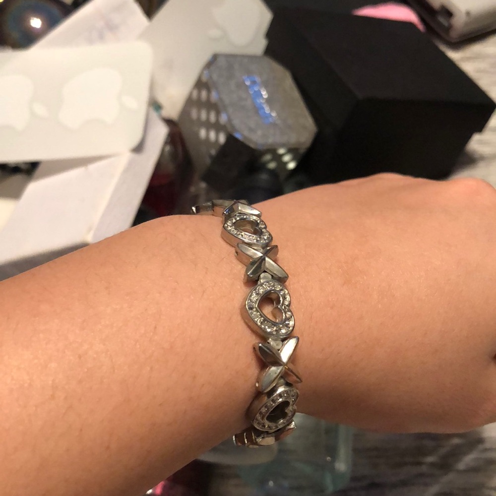 “XOXO” silver bracelet